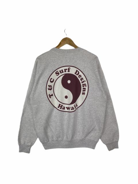 Other Designers Vintage - VINTAGE TOWN & COUNTRY YIN YANG BIG LOGO SURFING SWEATSHIRT