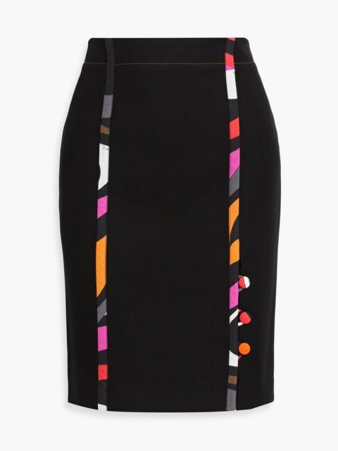 PUCCI Cotton-piqué mini skirt