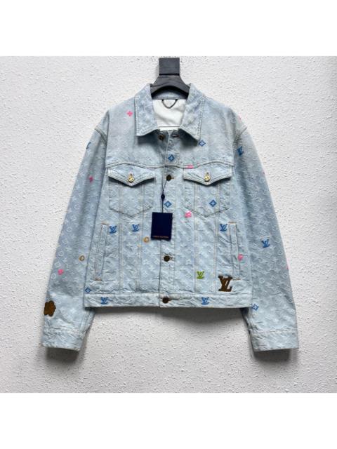 Louis Vuitton  Louis Vuitton LV x TYLER joint all-over jacquard denim jacket