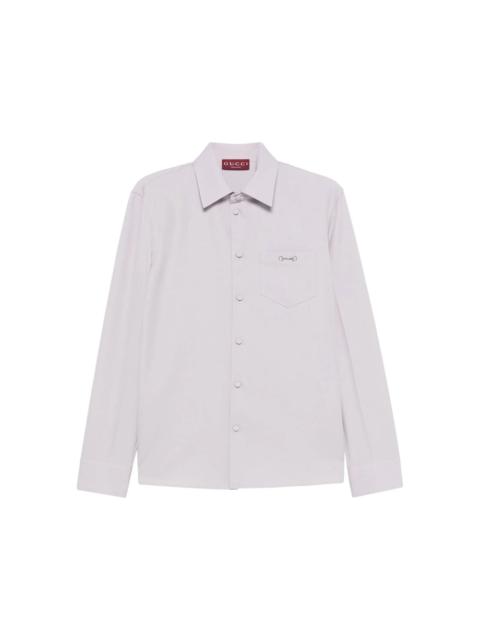 GUCCI Gucci Purple Shirts Men