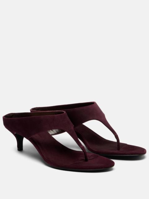 MAGDA BUTRYM Suede thong sandals