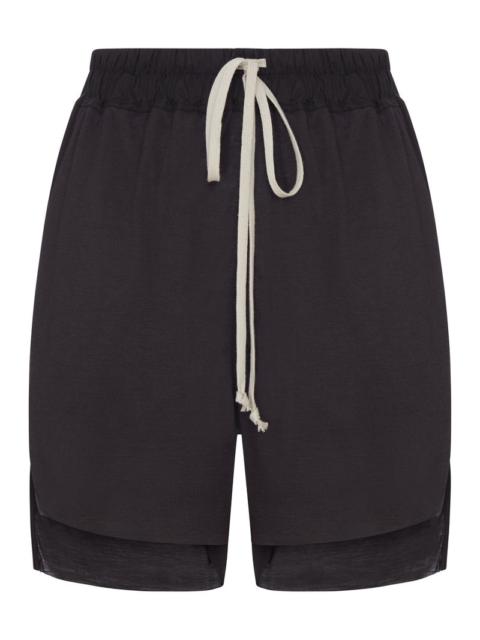 Rick Owens Rick Owens Women Rick Owens Women Tower Shorts In Wool And Silk Jersey
