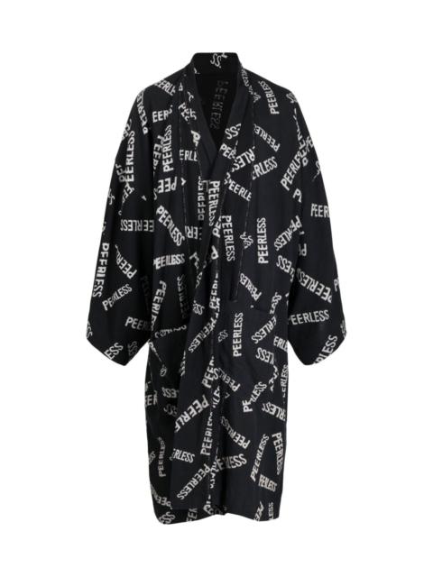 visvim SLOGAN-PRINT WIDE-SLEEVE JACKET