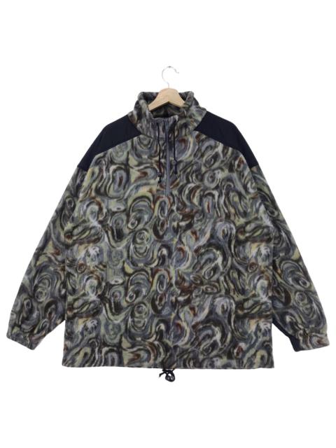 Other Designers Art - Kailuabay Art Paisley Fleece Half Zip Sweater