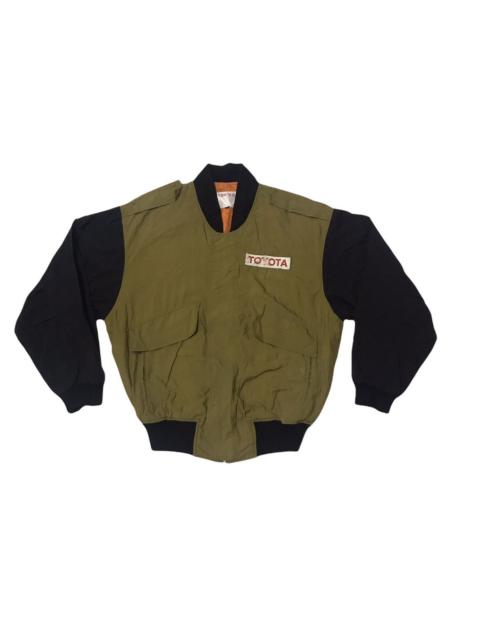Other Designers Vintage Toyota Techno Bomber Jacket Two Tone