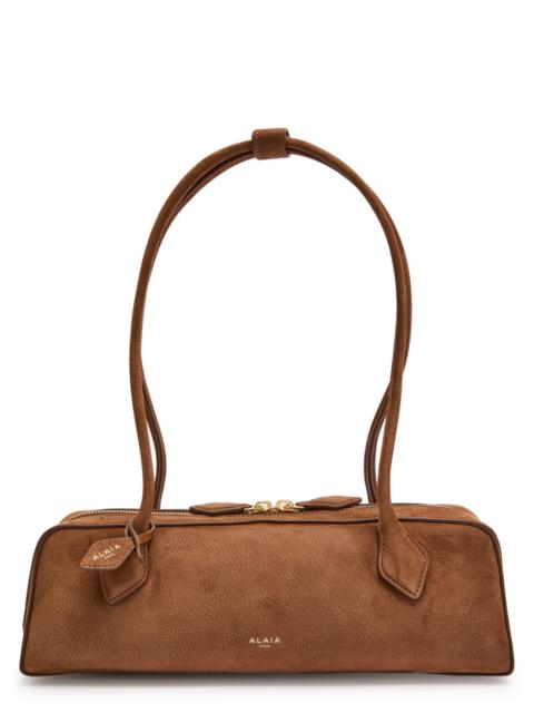 Alaïa Alaïa Le Teckel Medium Suede Shoulder bag