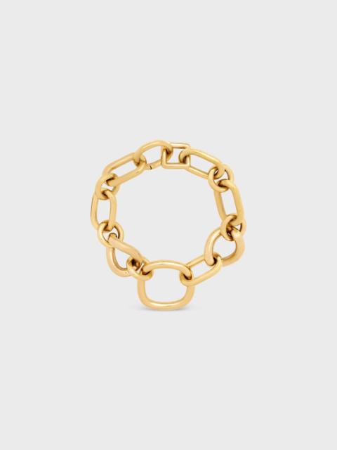 CELINE Celine Charms Modern Thin Gourmette in Brass with Gold Finish