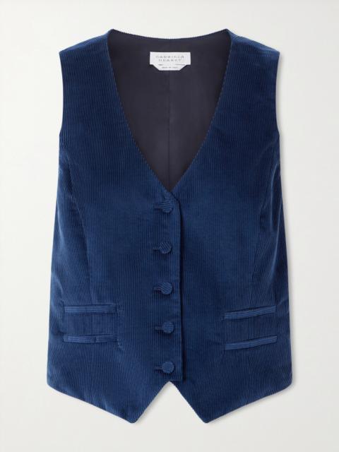 GABRIELA HEARST Coleridge Cotton-corduroy Vest