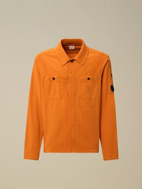C.P. Company Armored Stretch Satin Lens Button Overshirt
