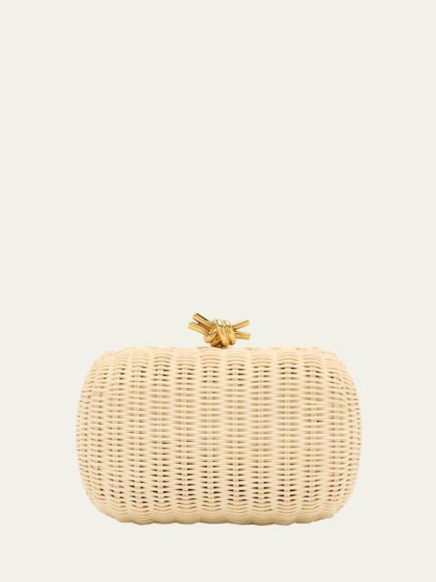 Bottega Veneta Knot Chain Rattan Crossbody Bag