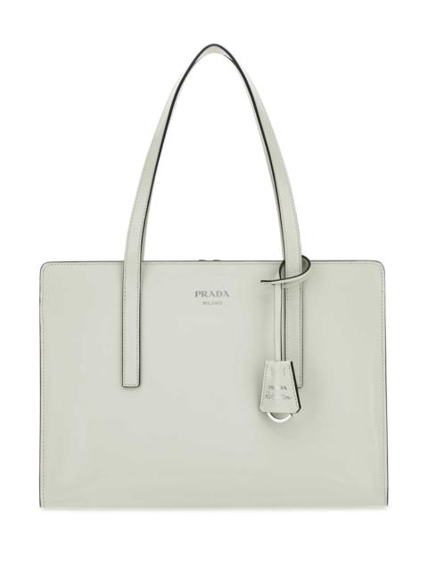 Prada Prada Women White Leather Re-Edition 1995 Shoulder Bag