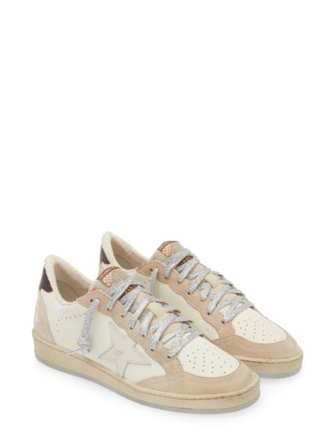 Golden Goose Golden Goose Ball Star Low Top Sneaker in White/Beige at Nordstrom