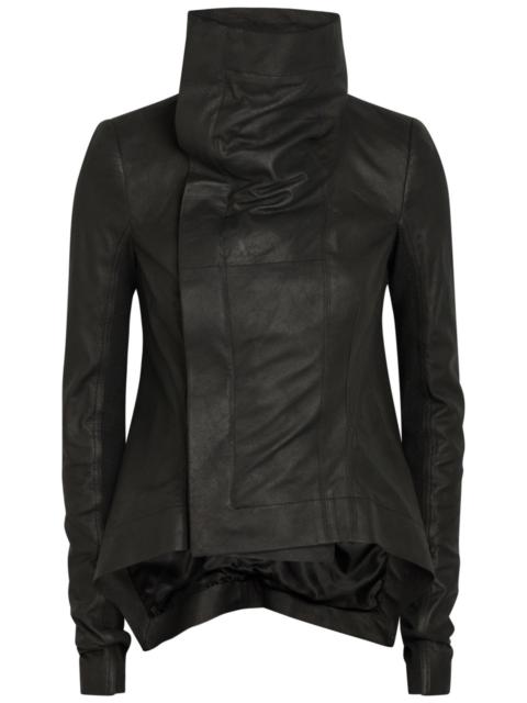 Rick Owens Rick Owens Naska Asymmetric Leather Jacket