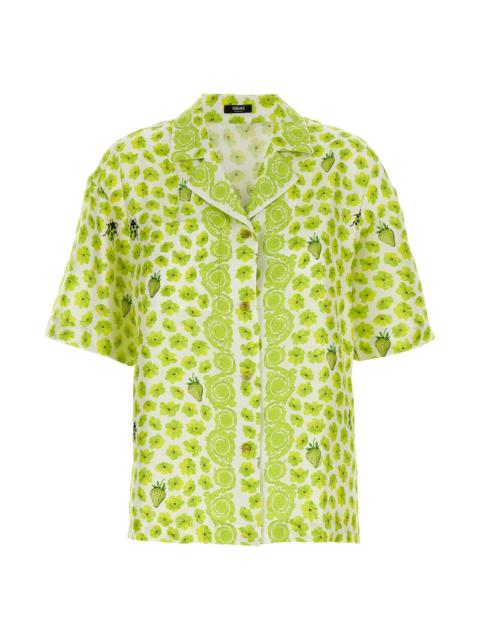 VERSACE 'Strawberry Garden' shirt