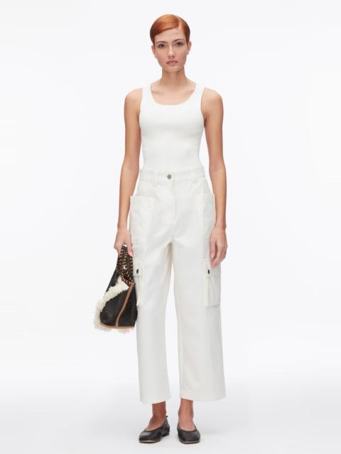 3.1 Phillip Lim Two-Toned Cropped Cargo Pants