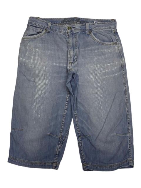 Engineered Garments EDDIE BAEUR DISTRESS DENIM SHORT PANTS