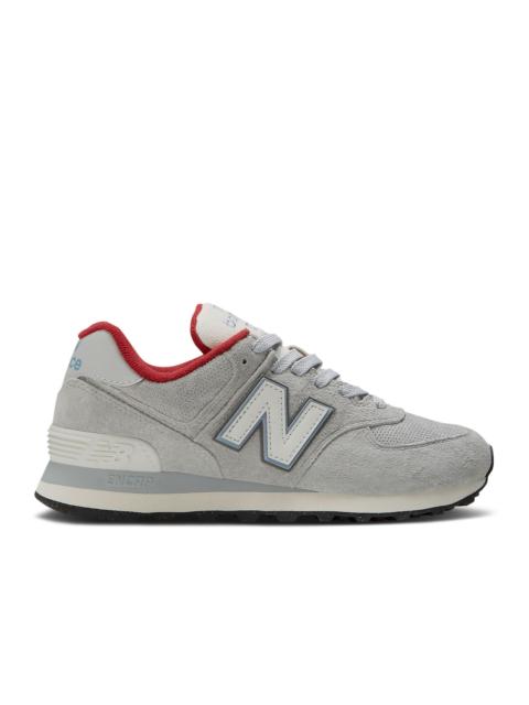 New Balance NEW BALANCE WMNS 574 'GREY BLUE VARSITY RED'