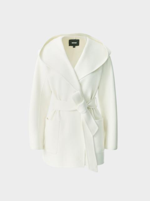 MACKAGE PAYA-Z Wool Wrap Coat With Sash Belt