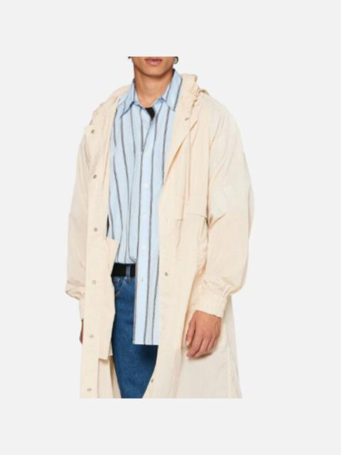BNWT SS19 AMI OFF WHITE LONG HOODED WINDBREAKER S