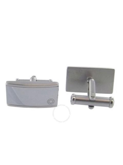 Montblanc Montblanc Tungsten And Stainless Steel Cuff Links