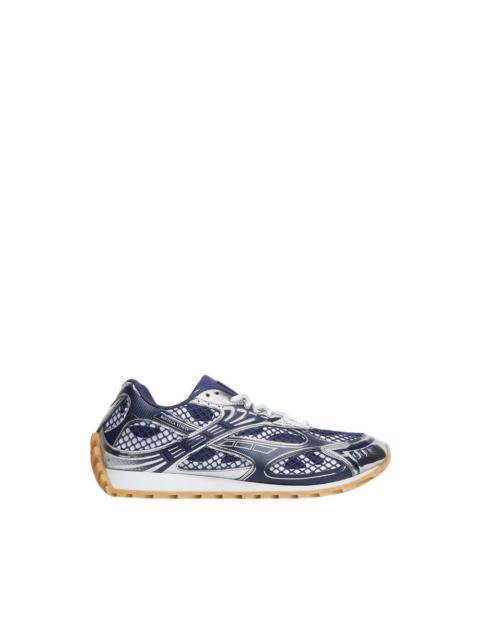Bottega Veneta BOTTEGA VENETA Orbit $1050 Abyss/Silver Sneakers New & Authe