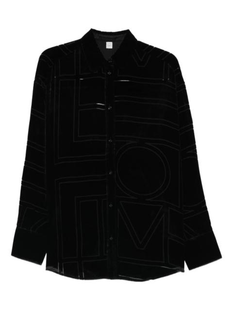 TOTEME Toteme Women Monogram Pajama Shirt