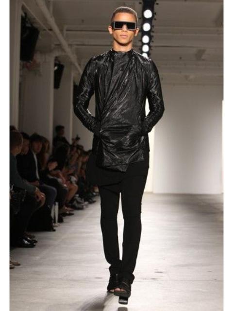 Other Designers Rad Hourani - Black jacket-vest SS12.Like Julius or Rick Owens