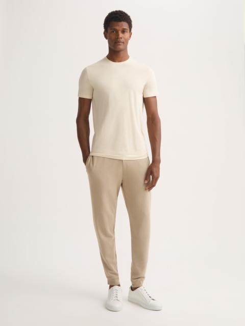 Derek Rose Men's Sweatpants Quinn Cotton Modal Taupe
