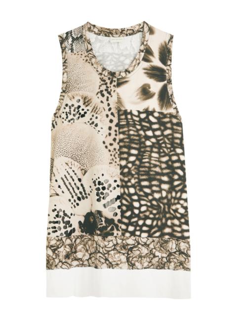 Dries Van Noten Sequin and bead-embellished satin vest | REVERSIBLE
