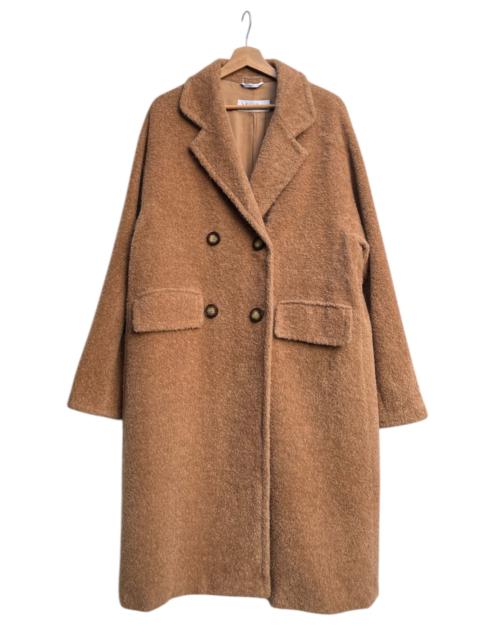Max Mara Max Mara Alpaca Wool Double Breasted Coat