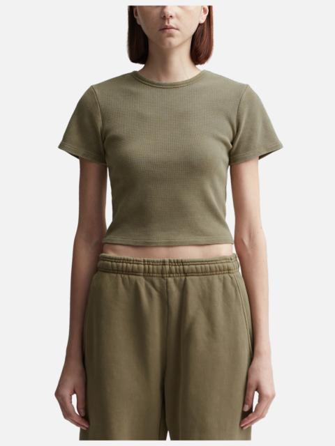 entire studios MICRO WAFFLE TEE