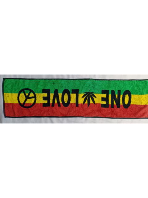 Other Designers Vintage - Vintage Bob Marley One Love Scarf Muffler Towel