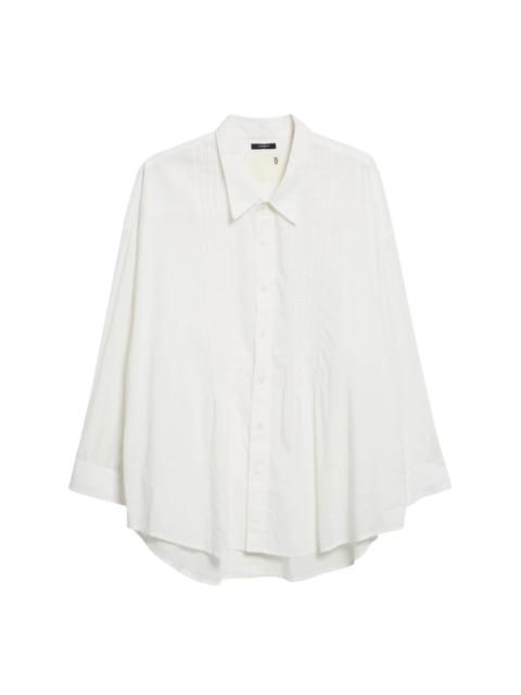 R13 Pintuck Drop Neck Shirt