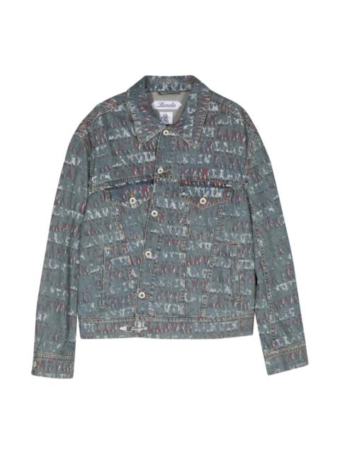 Lanvin X FUTURE STAMP-EFFECT DENIM JACKET
