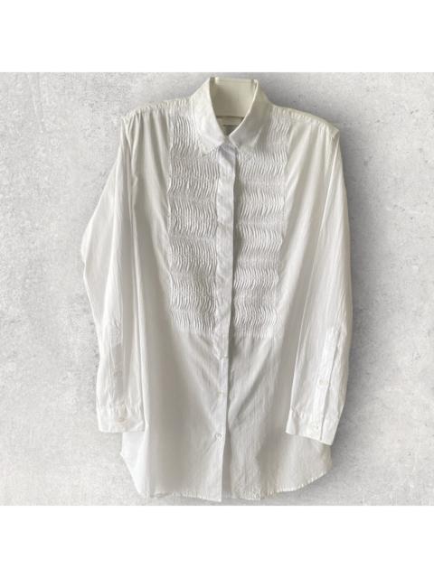 Ann Demeulemeester Ann Demeulemeester Wavy Frill Oversize Long Shirt