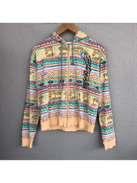 Other Designers Vintage - Vintage Stussy Native Fullprint Hoodie