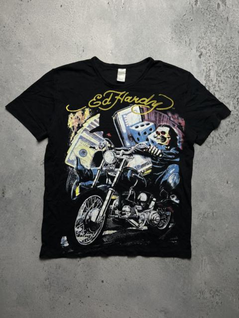Other Designers Ed Hardy by Christian Audigier Biker Skeleton Ghost Rider