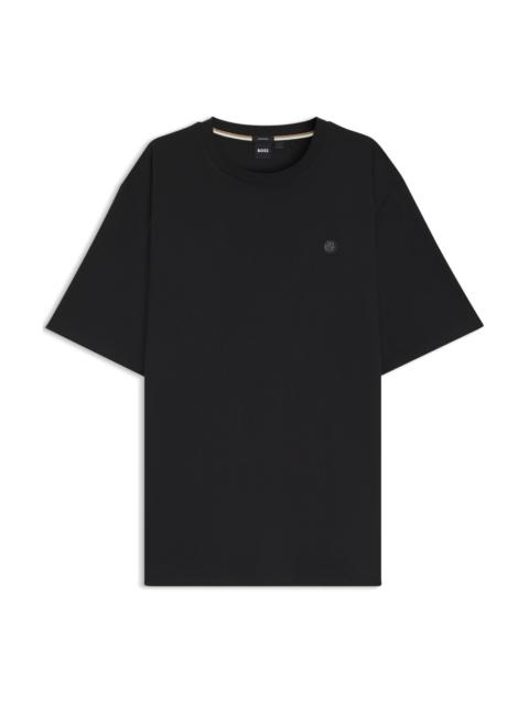 BOSS REGULAR-FIT T-SHIRT IN MERCERIZED INTERLOCK COTTON