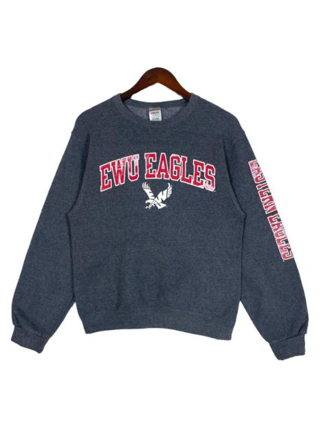 Other Designers Vintage 90s Jerzees Ewu Eagles Sweatshirt Jumper Big Logo