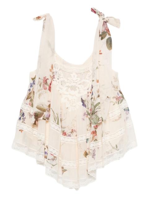 Zimmermann Patience floral lace top