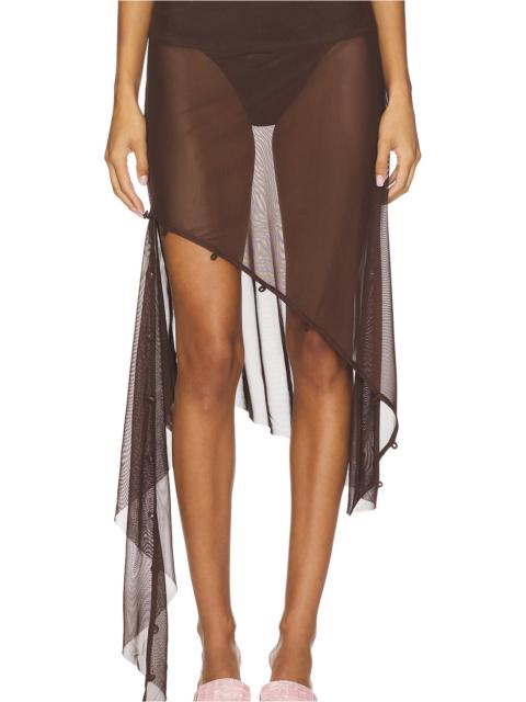 House of Sunny The Rosewood Mesh Skirt