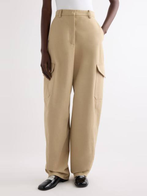 Givenchy Cargo Cocoon Trousers in Beige at Nordstrom