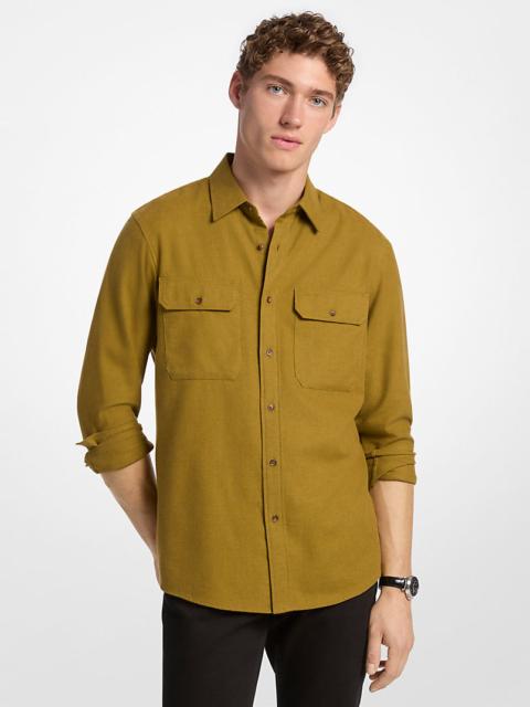 MICHAEL KORS Cotton Flannel Shirt