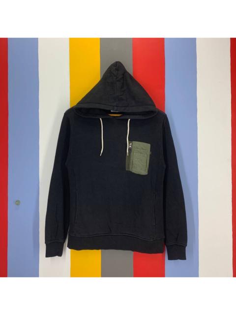 Other Designers GRN TOKYO Single Pocket Hoodie Pullover #2242/20
