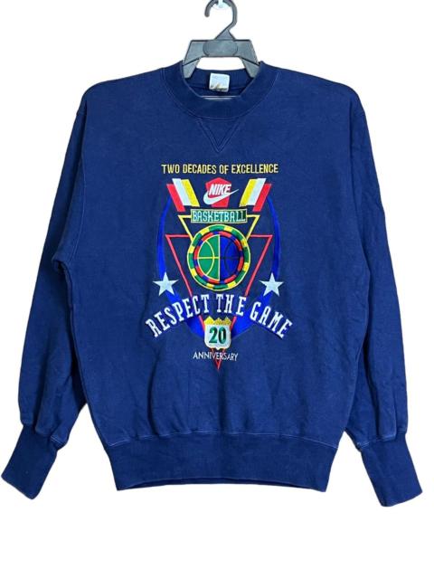 Nike VINTAGE 90s NIKE BASKETBALL EMBROIDERY PULLOVER SWEATSHIRT