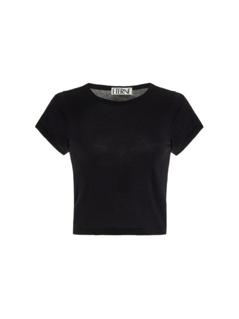ÉTERNE Cotton-Blend Baby T-Shirt black