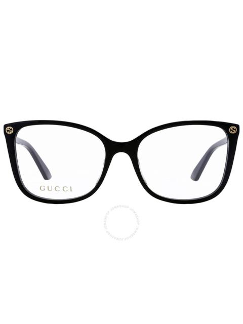 GUCCI Gucci Demo Square Ladies Eyeglasses GG0026O 001 53