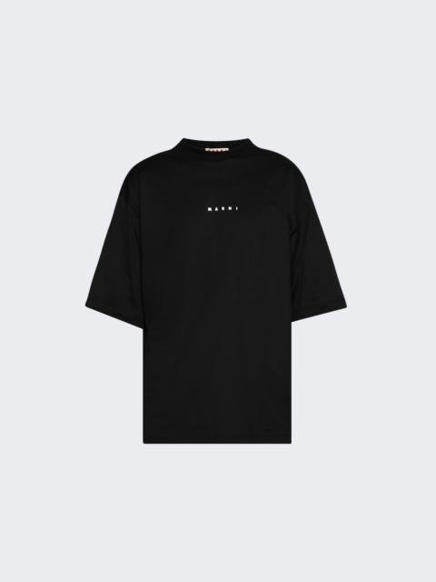 Marni Logo Tee Dark Blue