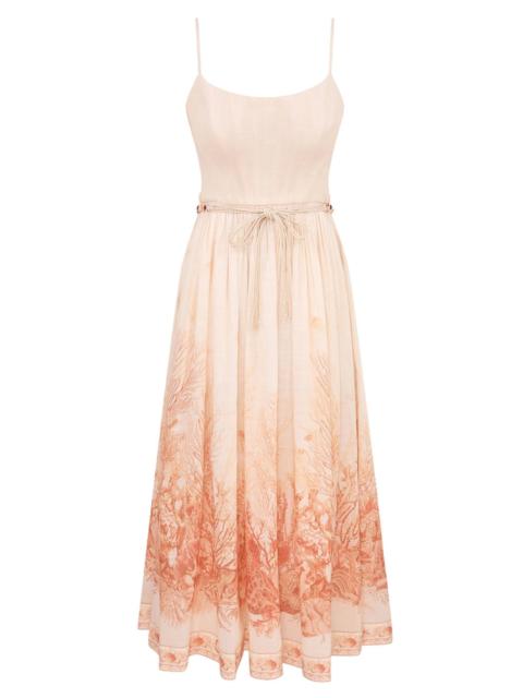 Zimmermann Wanderlust Corset Midi Dress