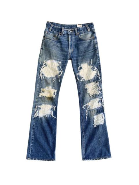 Levi's Levis Distressed 517 Sample Boot Cut Denim Pant Made in Usa